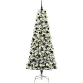 vidaXL Sapin de Noël Artificiel à Branches Articulées 240 cm PVC