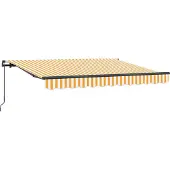 vidaXL , store enroulable jaune, 300 x 200 cm, tissu