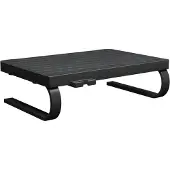 vidaXL Support d'écran noir 37x28x11,5 cm