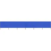vidaXL Paravent 6 Panneaux Tissu 800 X 160 Cm Bleu Azuré