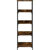 vidaXL Bibliothèque chêne fumé 50x33x153 cm bois d'ingénierie