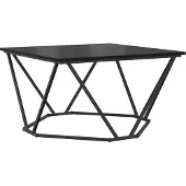 vidaXL Table Basse Chêne Noir 80X80X45 Cm Bois reconstitué Lumarko !