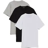 Calvin Klein Couche De Base à Manches Courtes Lv00nb4185 3 Unités