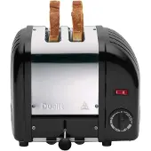 Dualit Classic Vario Grille-pain à 2 tranches en acier inoxydable - Noir