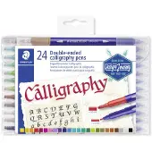 Staedtler 24 marqueurs de calligraphie double-pointe