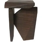 Ferm Living - Table d'appoint Silva Piece en bois de manguier foncé
