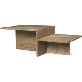 Ferm Living Table Basse Distincte Dark Brown