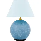 Globen Lighting Lampe de Table , IRIS, dimmable, Bleu, Salon / séjour, Verre, Vintage / rétro