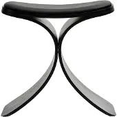 Gejst Luno Tabouret Black Oak|Black Leather