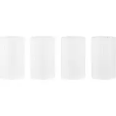 Ferm Living Ripple Verrines Verres Set de 4 Frosted