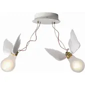 Ingo Maurer Plafonnier , Lucellino Doppio, dimmable, Blanc, Salon / séjour, Design