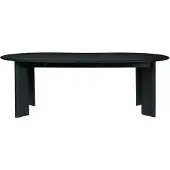 Ferm Living Bevel Table Extensible Black Oiled Beech