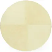Normann Copenhagen Tapis plat Ø280cm jaune clair