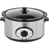 LUND Mijoteuse, cuisson douce Slow Cooker 4,5 l avec minuterie 280 W