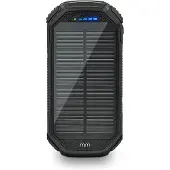 Mikamax Banque d'alimentation avec cellule solaire - 20 000 mAh