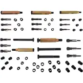 vidaXL Kit de réparation du filetage des bougies de préchauffage 63 pcs. M8 M9 M10 M12
