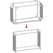 vidaXL Étagère à bois de chauffage Anthracite 90x28x65 cm Acier laminé à froid