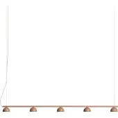 Northern Blush Rail Suspension Warm beige | 5 Lights