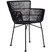 House Doctor Chaise Cuun noire