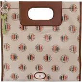 Fossil Sac Wmns Shoulderbag Key-per Slim Beige
