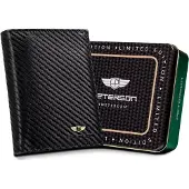 Peterson Portefeuille en cuir pour homme avec finition crantée -