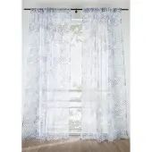 Bonprix Voilage à imprimé et polyester recyclé (1 pce)