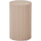 Ebuy24 Farense table d'angle Ø30cm beige.