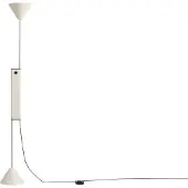 HAY Lampadaire , Twist, dimmable, Blanc, Salon / séjour, Aluminium, Design