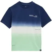 We fashion T-Shirt bleu marine / vert clair / blanc