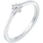 Elli DIAMONDS Bague 'Elegant' argent