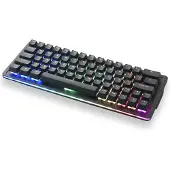 Mountain Everest 60 RGB - Clavier - rétroéclairé - USB-C - QWERTY - États-Unis - Commutateur de touche : Tactile - noir (MG-EVK60B-MT1-US)
