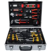 Bgs Jeu d'outils Do it yourself dans un coffret en aluminium 129 pcs.