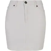 Urban Classics Jupe blanc denim