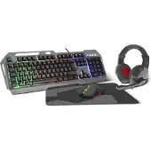 Speedlink SL-670305-BK LUNERA 4in1 Illuminated Gaming Set Gaming-Set kabelgebunden schwarz