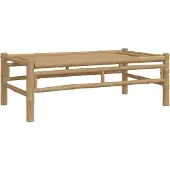 vidaXL Table basse de jardin 100x55x33 cm bambou