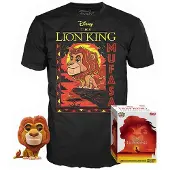Funko POP! Figurka winylowa Pop! Mufasa z serii Disney The Lion King – Set & Tee