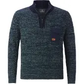 Jan Vanderstorm Comfort Fit Pull-over Tirettevert,