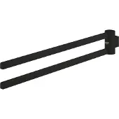 GROHE Porte-serviettes SELECTION 2 bras, pivotant phantom black
