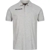 Givova Polo Polo Cotone Piquet Été Bleu - XXL