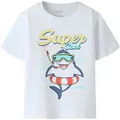 Name it T-Shirt 'NMMFymz' opal / jaune pastel / rouge cerise / blanc