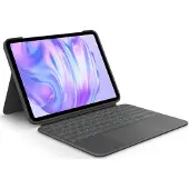 Logitech Combo Touch - Clavier et étui - avec trackpad - rétroéclairé - Apple Smart connector - QWERTZ - Suisse - graphite - pour Apple 11-inch iPad Pro (M4)
