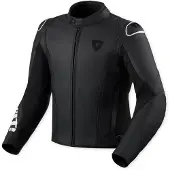 REV'IT! Quadratic Logo Veste en cuir de moto perforée