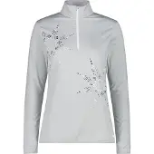 CMP 34l4246 Half Zip Sweatshirt Gris 2XS Femme