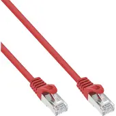 InLine 72500R Câble de raccordement, SF/UTP, Cat.5e, rot, 10m