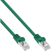 InLine 72500G Câble patch, SF/UTP, Cat.5e, vert, 10m