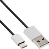 InLine - Câble USB - 24 pin USB-C (M) pour USB (M) - USB 2.0 - 1.5 A - 5 m - noir