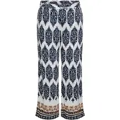 ONLY Pantalon 'CARHavana' marron / noir / blanc