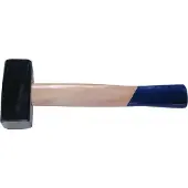 SW-Stahl 50202L Marteau-pilon 1250g I Marteau-pilon forgé avec manche en bois I Marteau-pilon 1,25kg poids de la tête I Marteau de tailleur de pierre petit I Marteau lourd 1250g