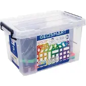 GeoSmart Educational Set Deluxe Magnetic Construction Toy, 205dlg.