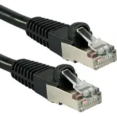 Lindy Câble patch Cat6A S/FTP PIMF LSOH noir 2.00m